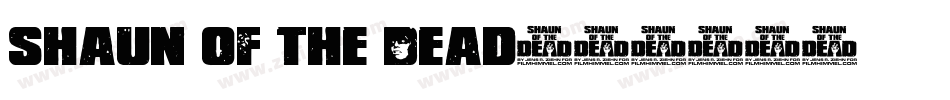 Shaun of the Dead字体转换